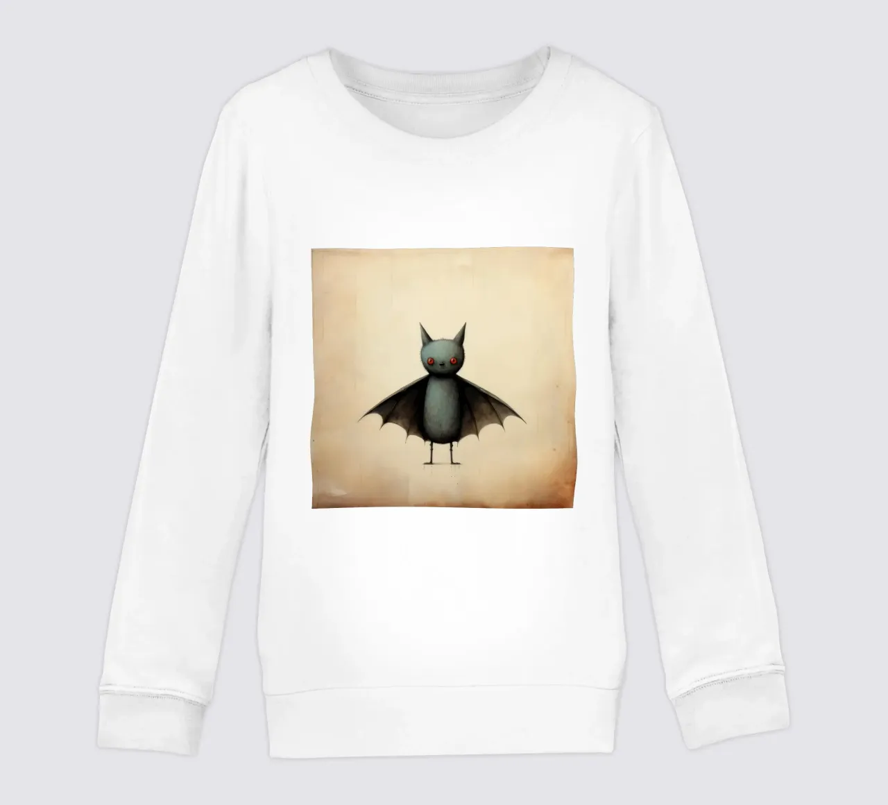Pipistrello minimo 4 felpa bambino da Minimal Animal Art
