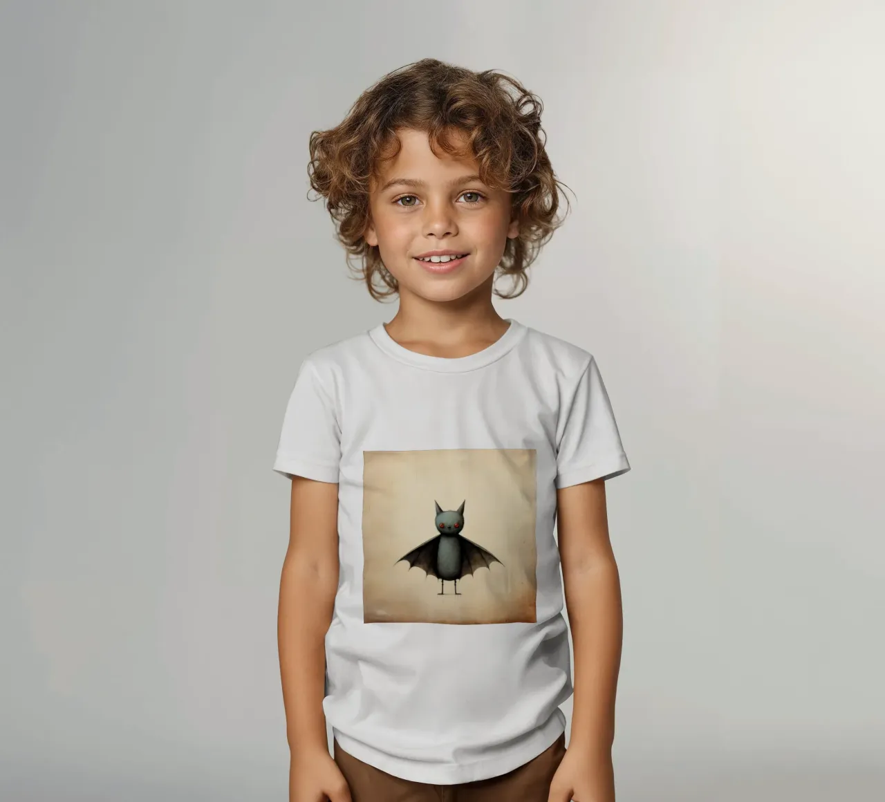 Minimum Bat kinder t-shirt van Minimal Animal Art