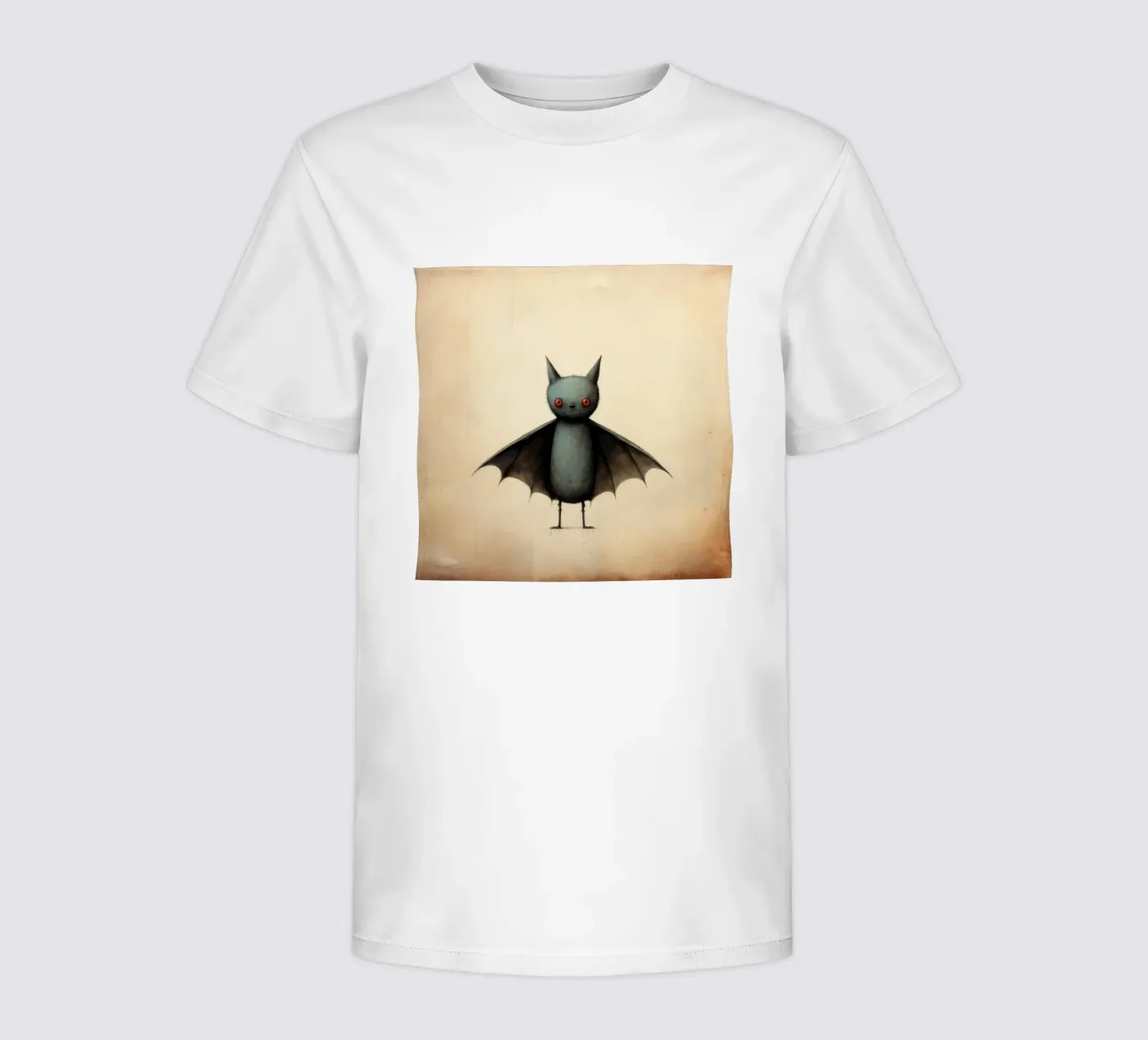 Minimum Bat kids t-shirt by Minimal Animal Art