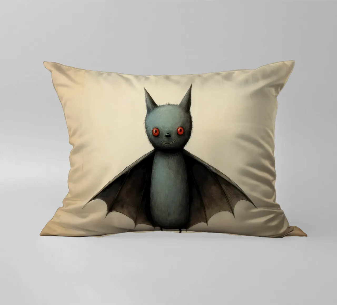 Pipistrello minimo 4 cuscino da Minimal Animal Art