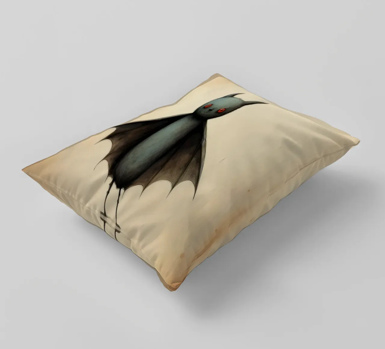 Pipistrello minimo 4 cuscino da Minimal Animal Art