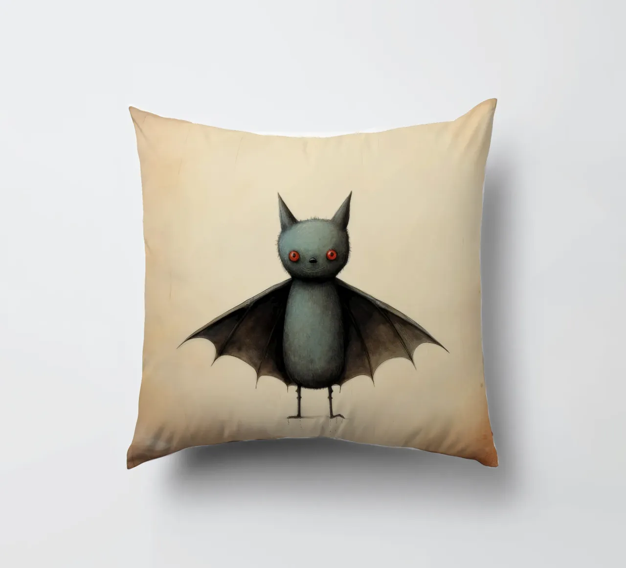 Pipistrello minimo 4 cuscino da Minimal Animal Art
