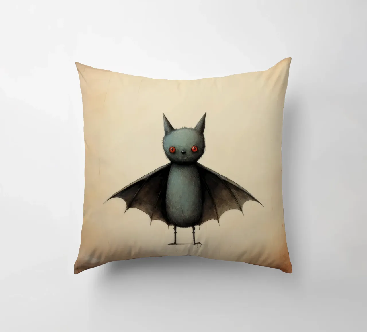 Pipistrello minimo 4 cuscino da Minimal Animal Art