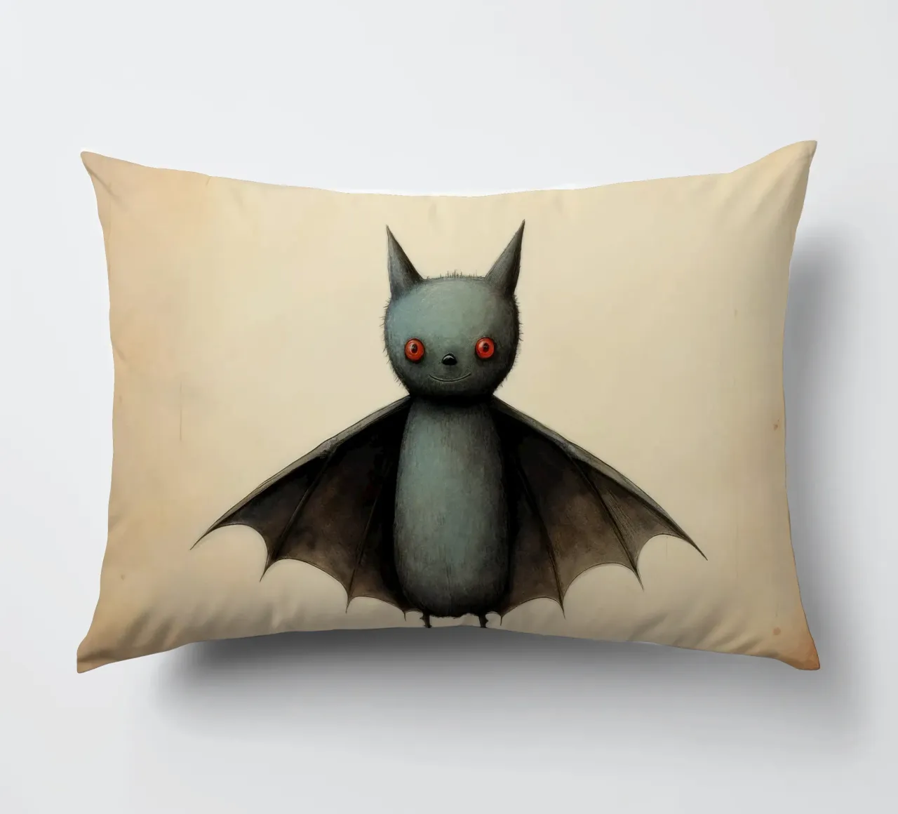 Pipistrello minimo 4 cuscino da Minimal Animal Art