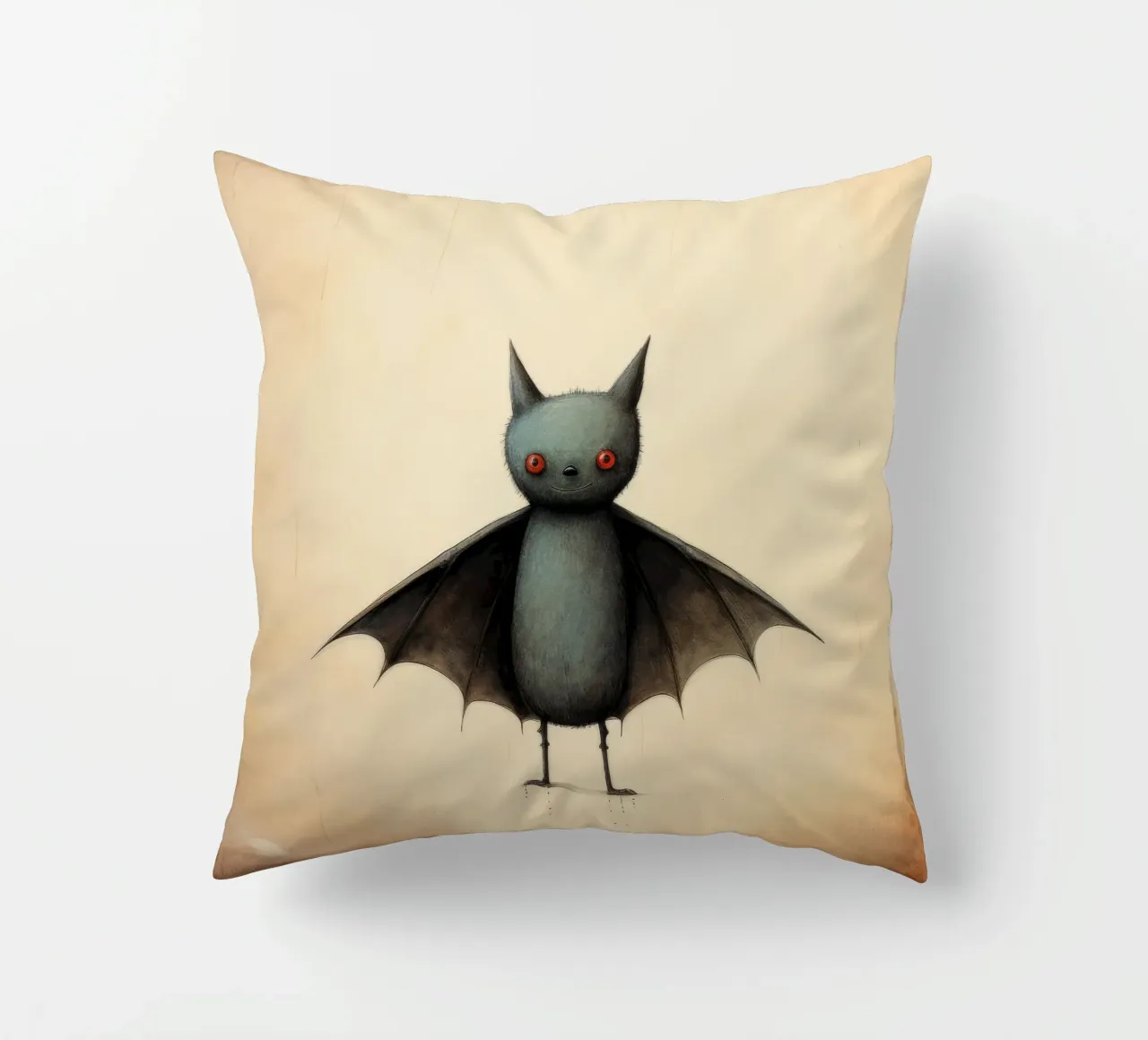 Pipistrello minimo 4 cuscino da Minimal Animal Art