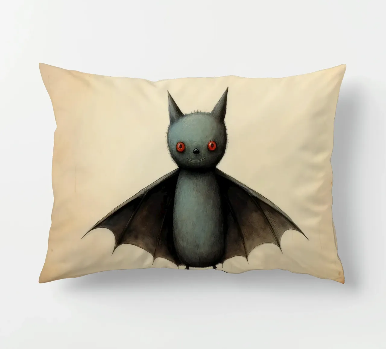 Pipistrello minimo 4 cuscino da Minimal Animal Art