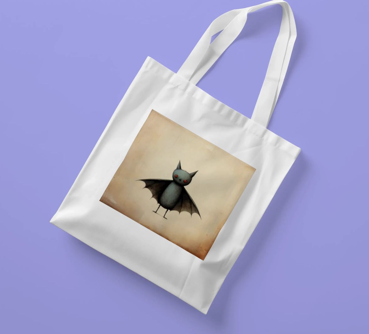Pipistrello minimo 4 borsa in juta da Minimal Animal Art