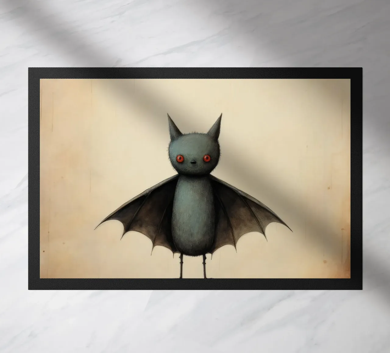 Pipistrello minimo 4 zerbino da Minimal Animal Art