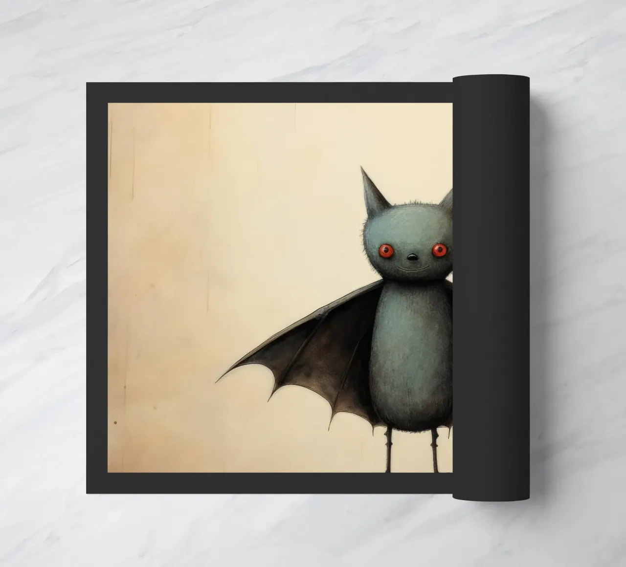 Pipistrello minimo 4 zerbino da Minimal Animal Art