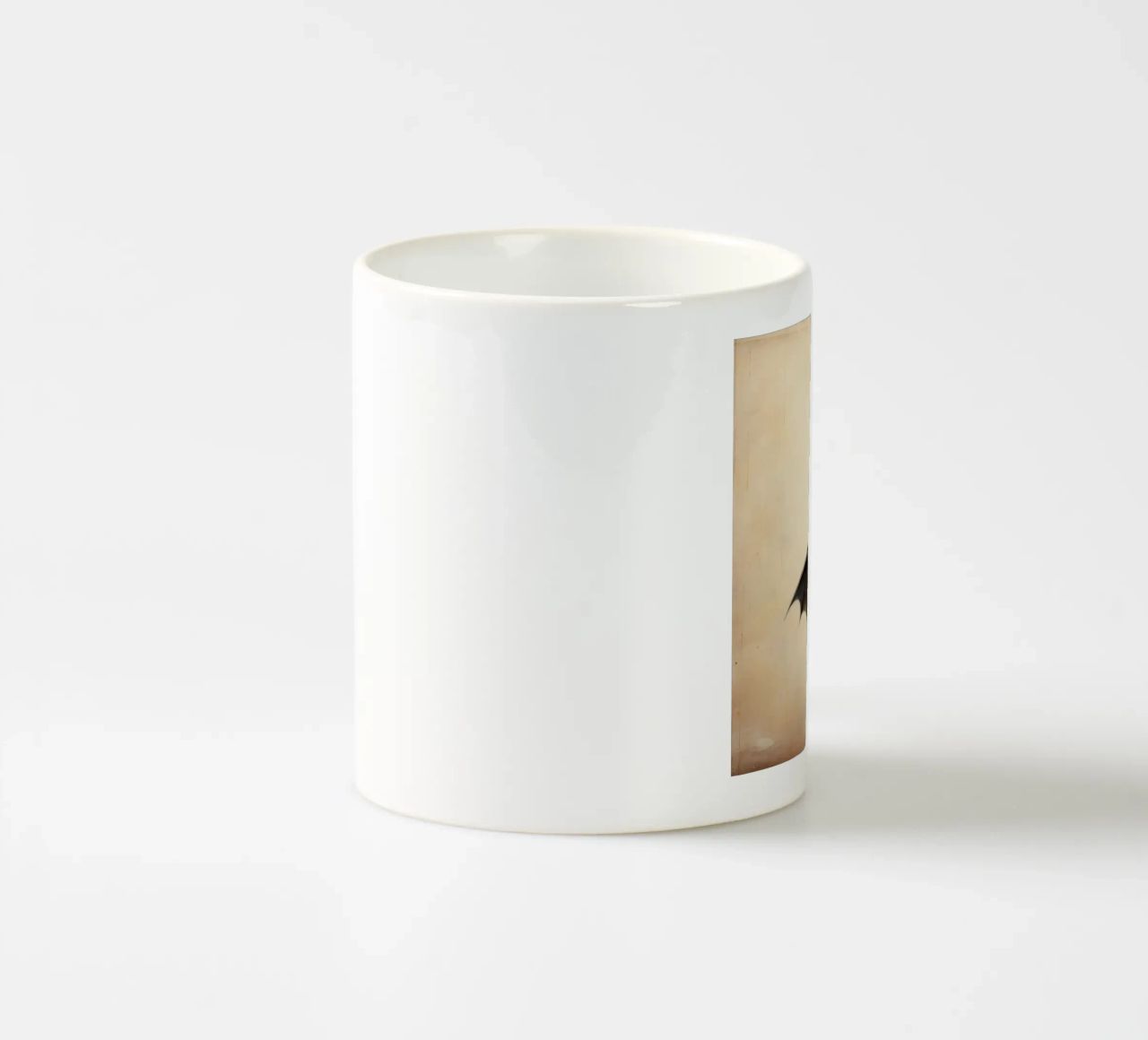 Pipistrello minimo 4 tazza in ceramica da Minimal Animal Art