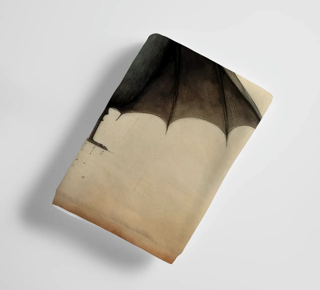 Pipistrello minimo 4 asciugamano da bagno da Minimal Animal Art