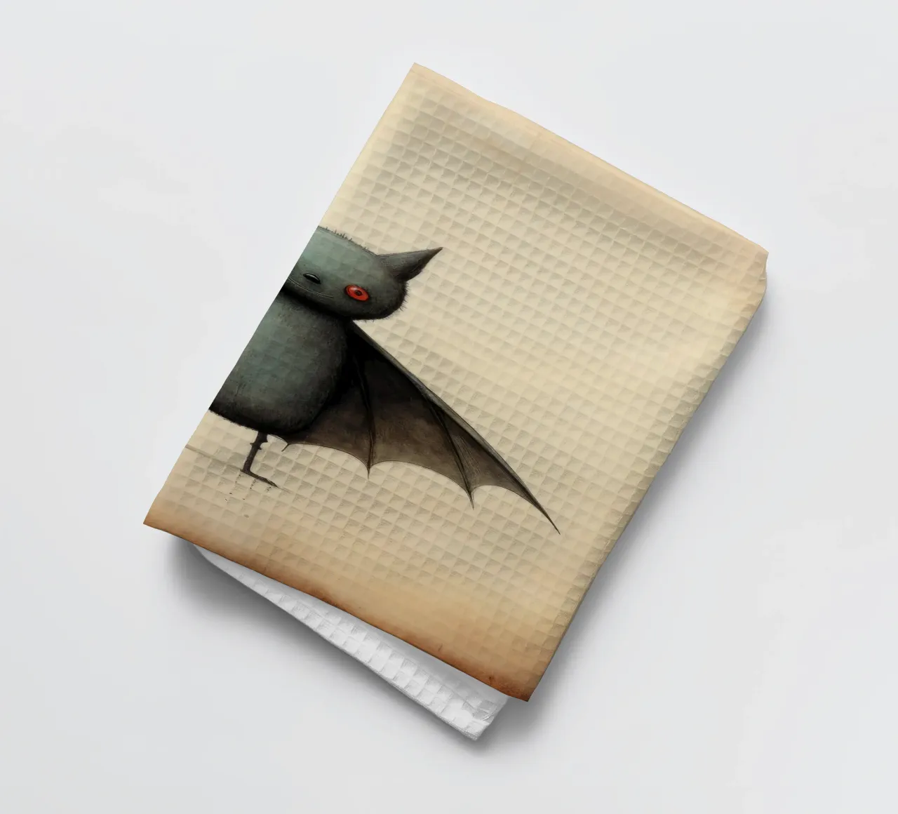 Pipistrello minimo 4 canovaccio da cucina da Minimal Animal Art