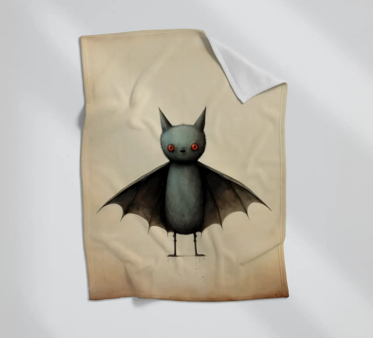 Pipistrello minimo 4 coperta in pile da Minimal Animal Art