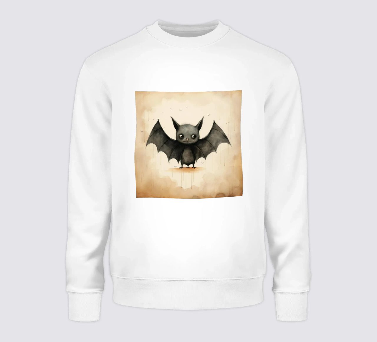 Pipistrello minimo 1 felpa da Minimal Animal Art