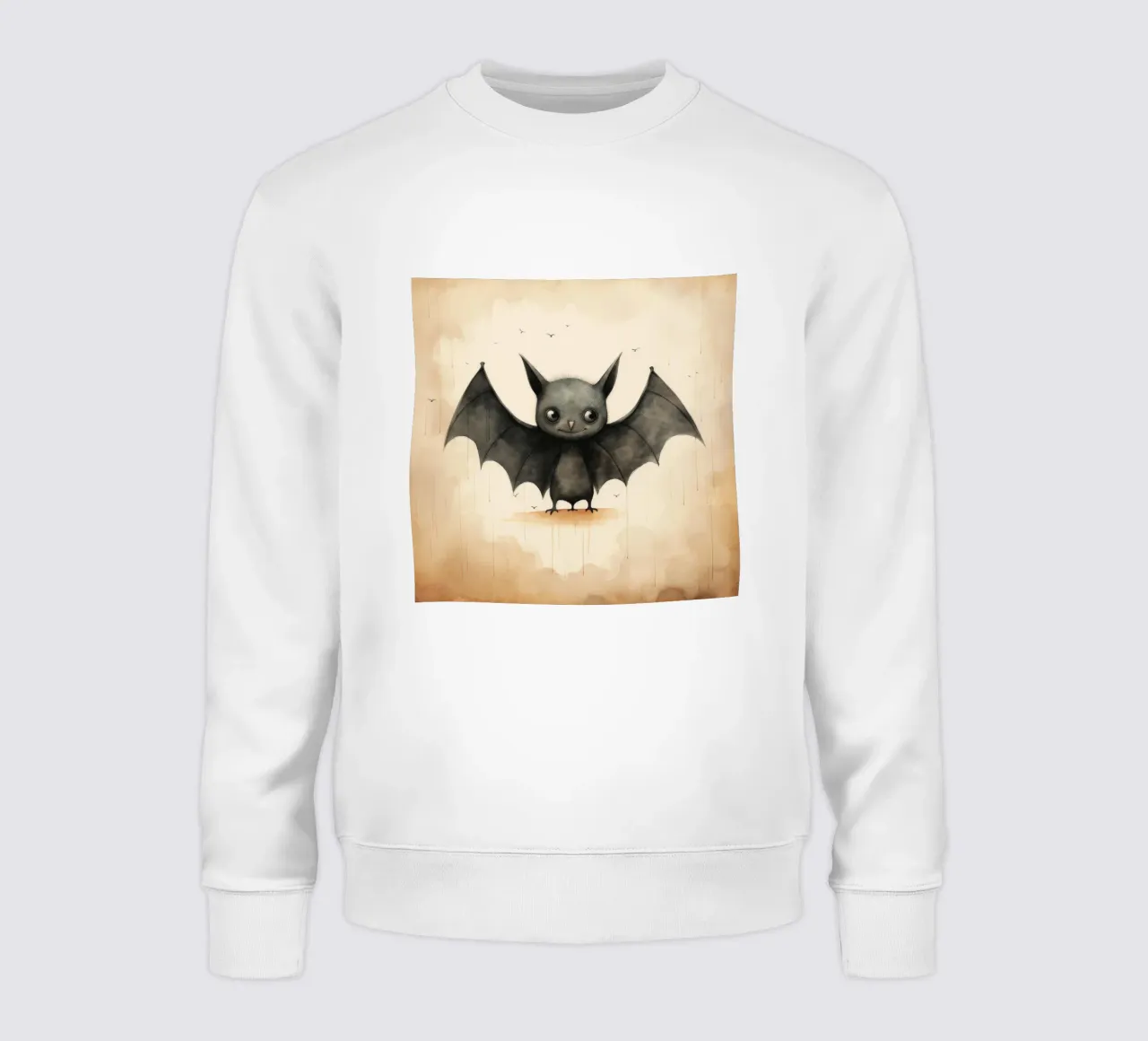 Pipistrello minimo 1 felpa da Minimal Animal Art