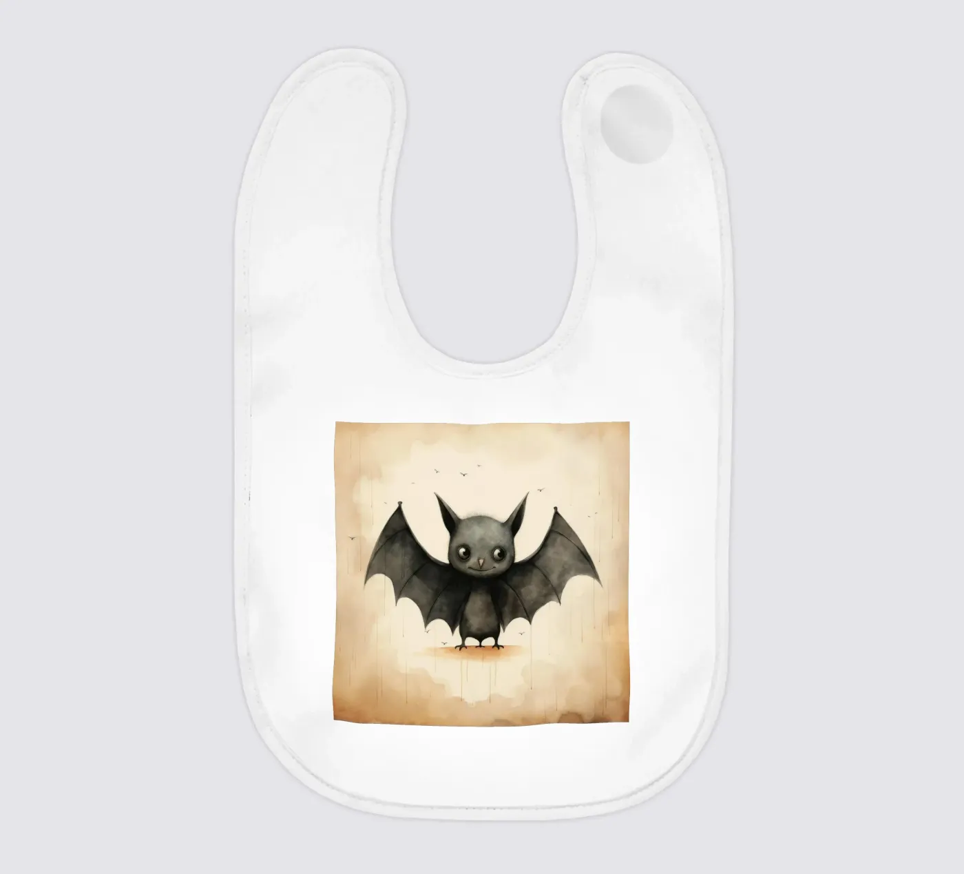 Minimum Bat baby slabbetje van Minimal Animal Art