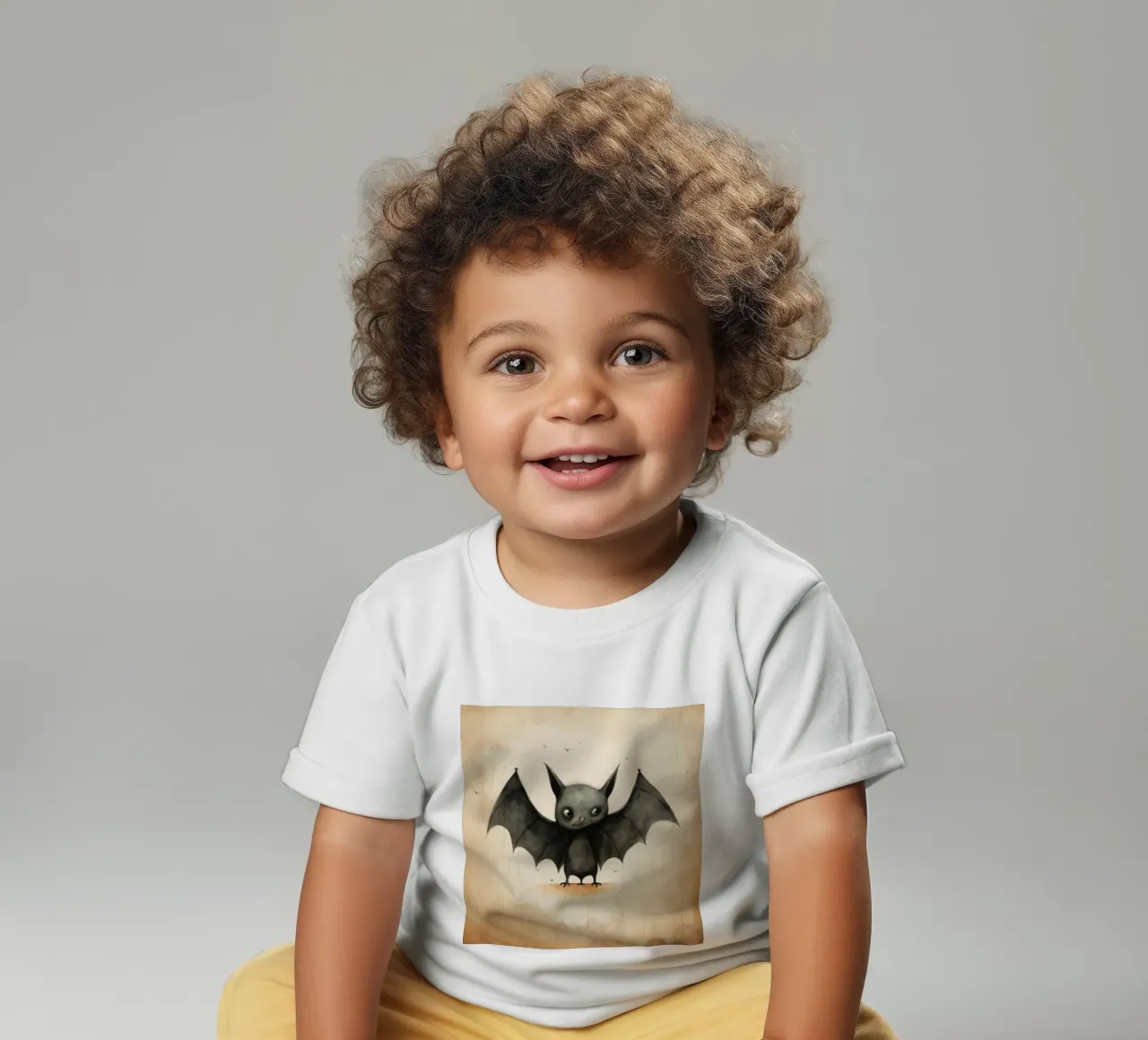 Murciélago mínimo 1 camiseta de bebé de Minimal Animal Art