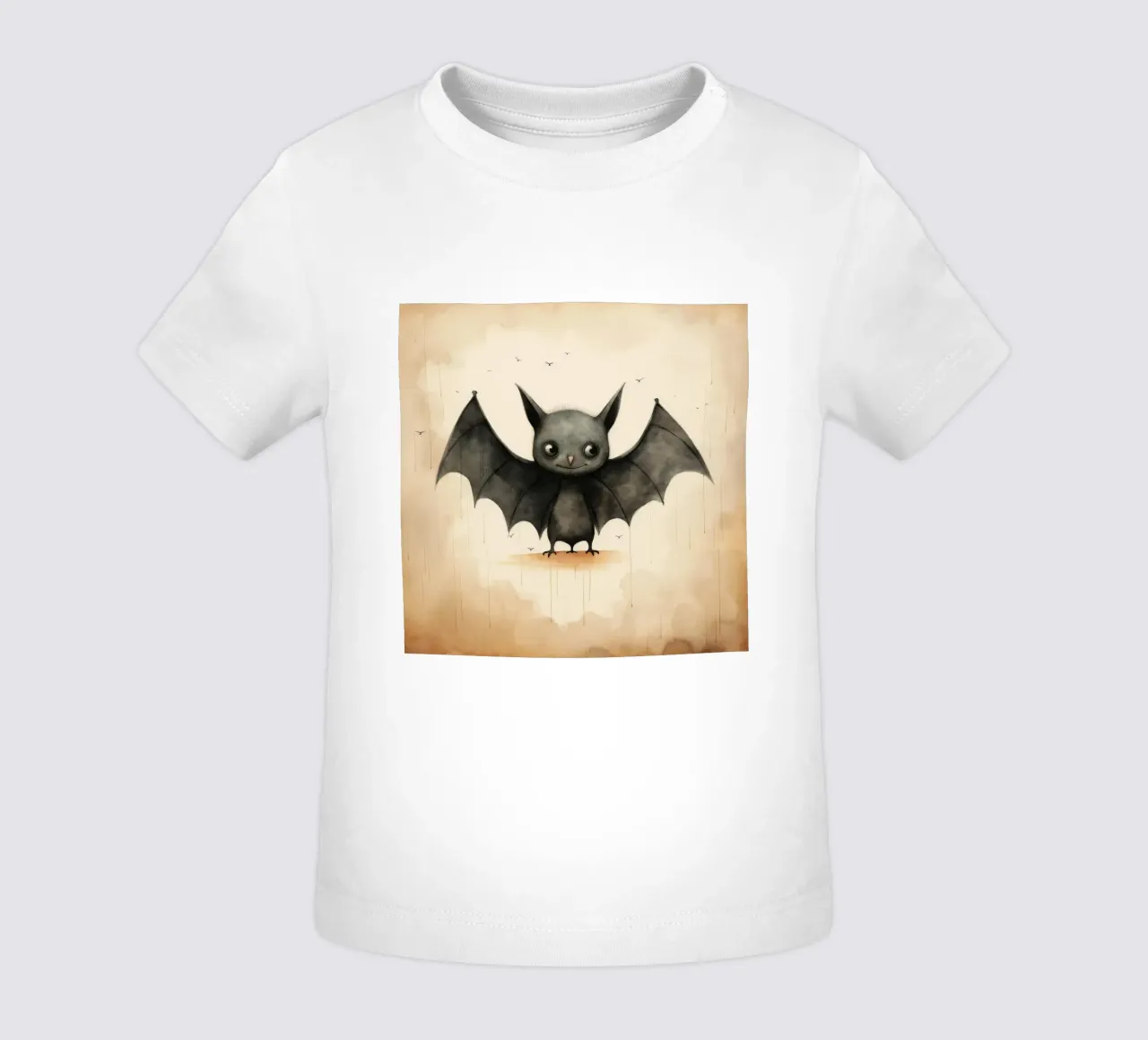 Murciélago mínimo 1 camiseta de bebé de Minimal Animal Art