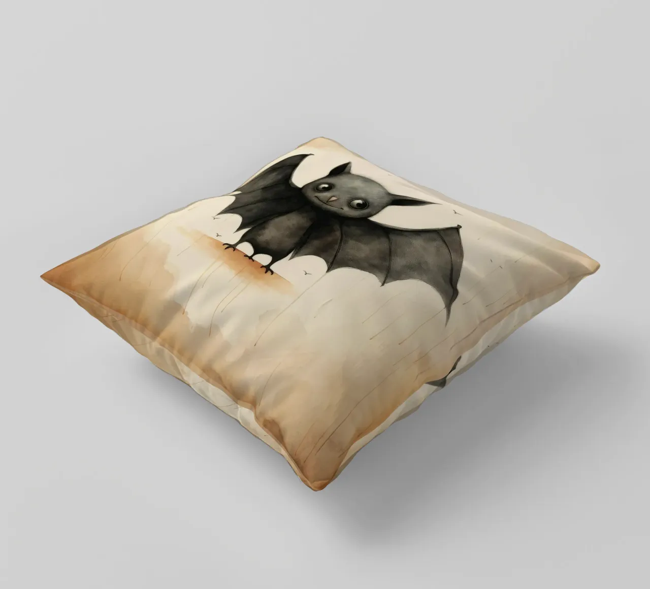 Pipistrello minimo 1 cuscino da Minimal Animal Art