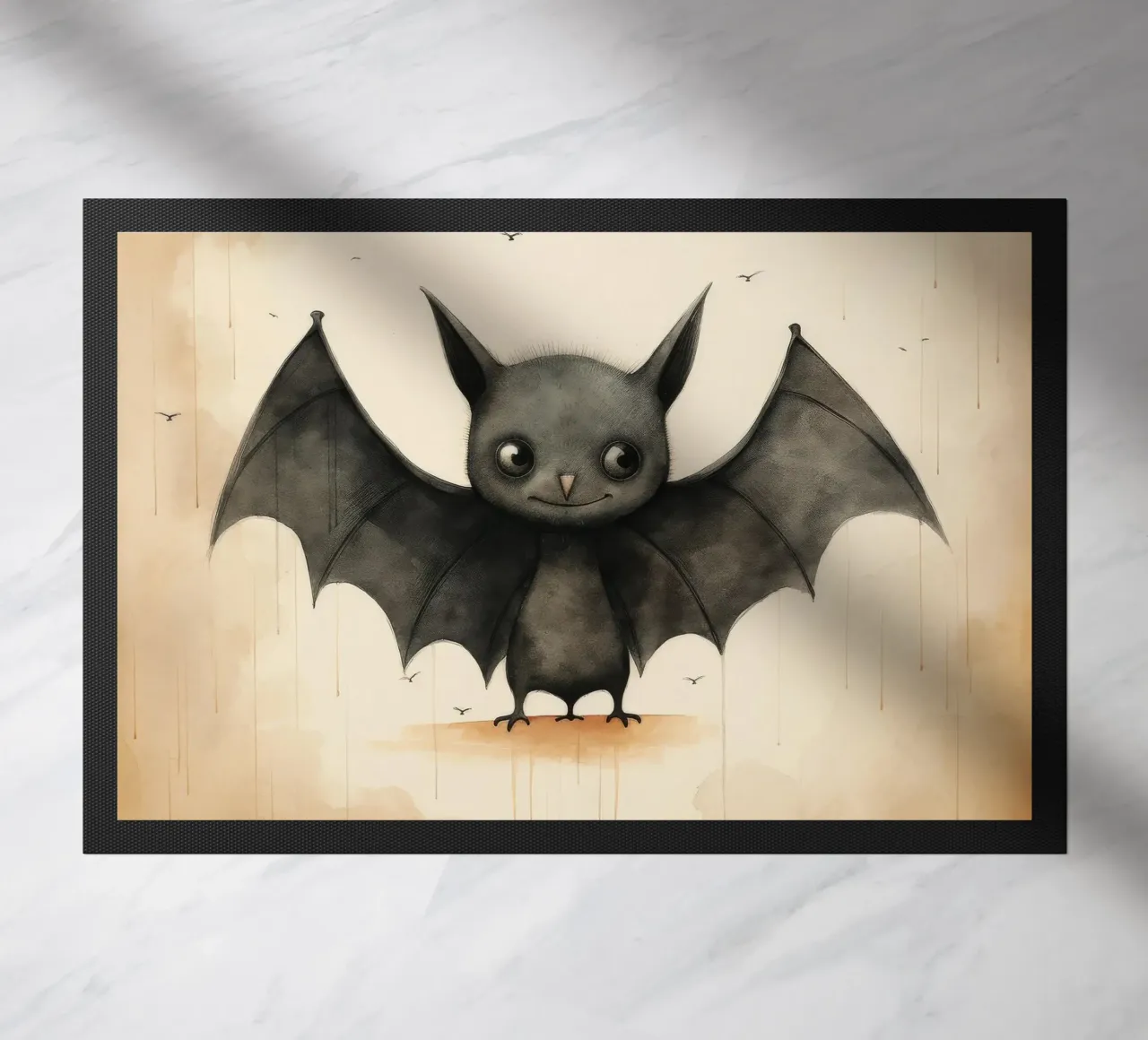 Pipistrello minimo 1 zerbino da Minimal Animal Art