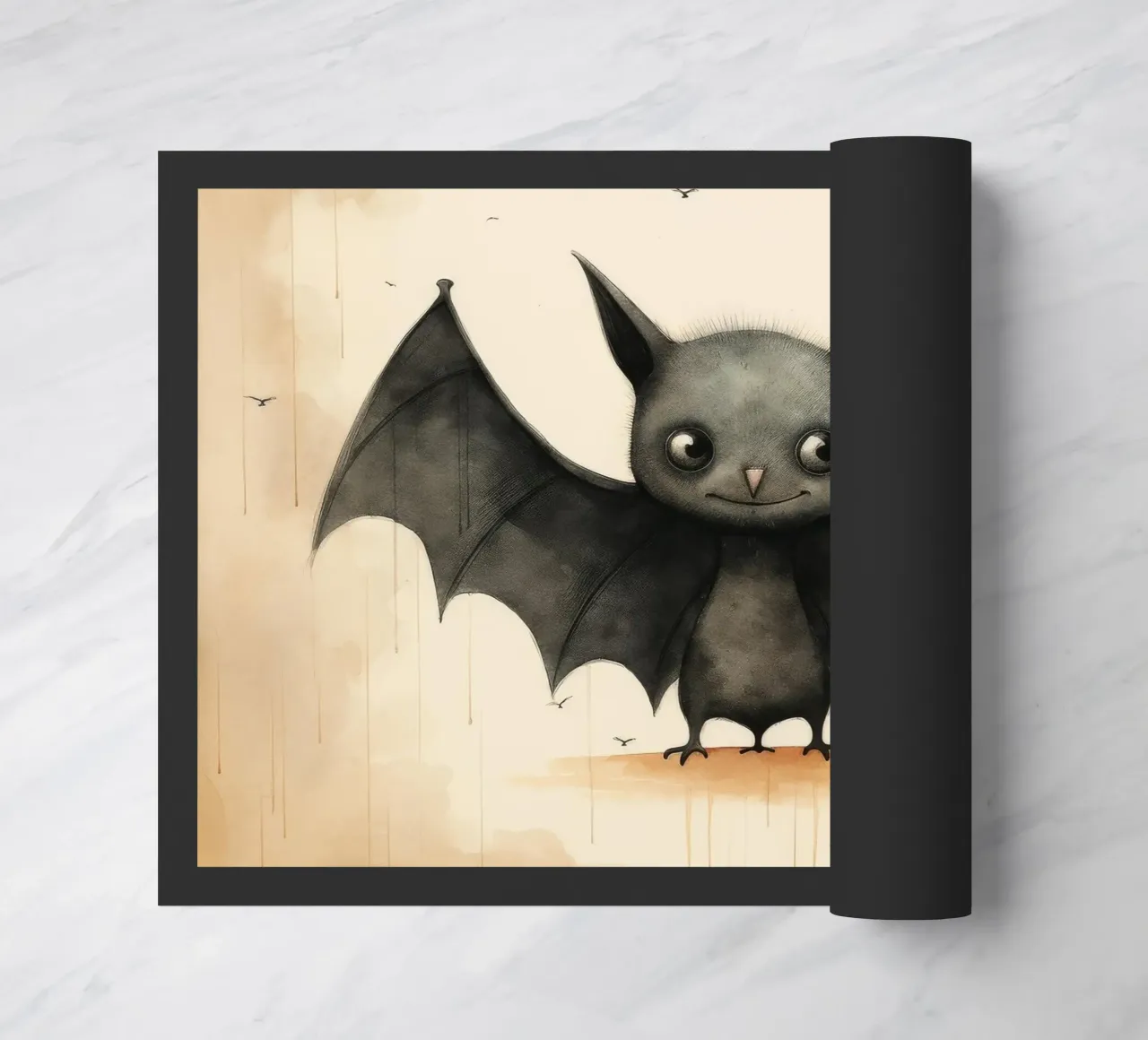 Pipistrello minimo 1 zerbino da Minimal Animal Art