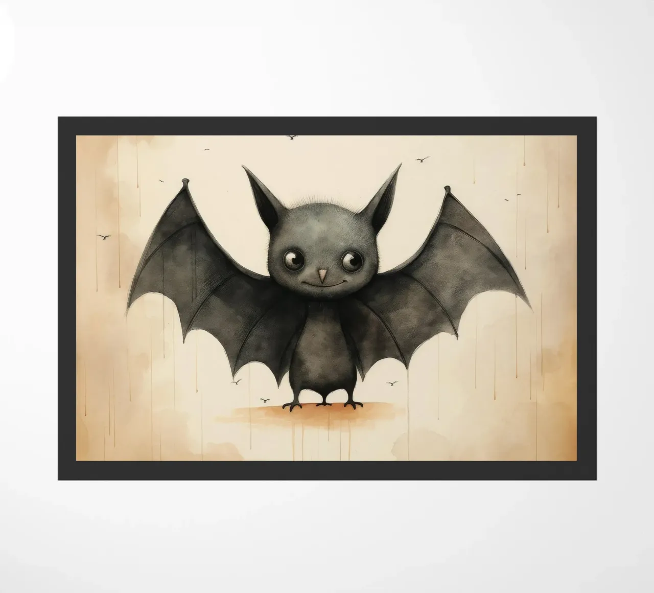 Pipistrello minimo 1 zerbino da Minimal Animal Art