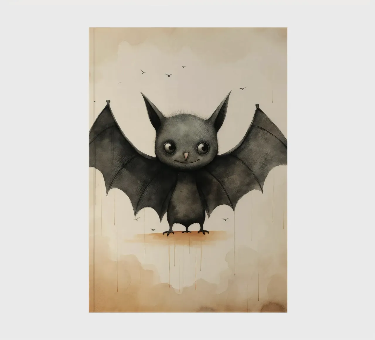 Pipistrello minimo 1 diario da Minimal Animal Art