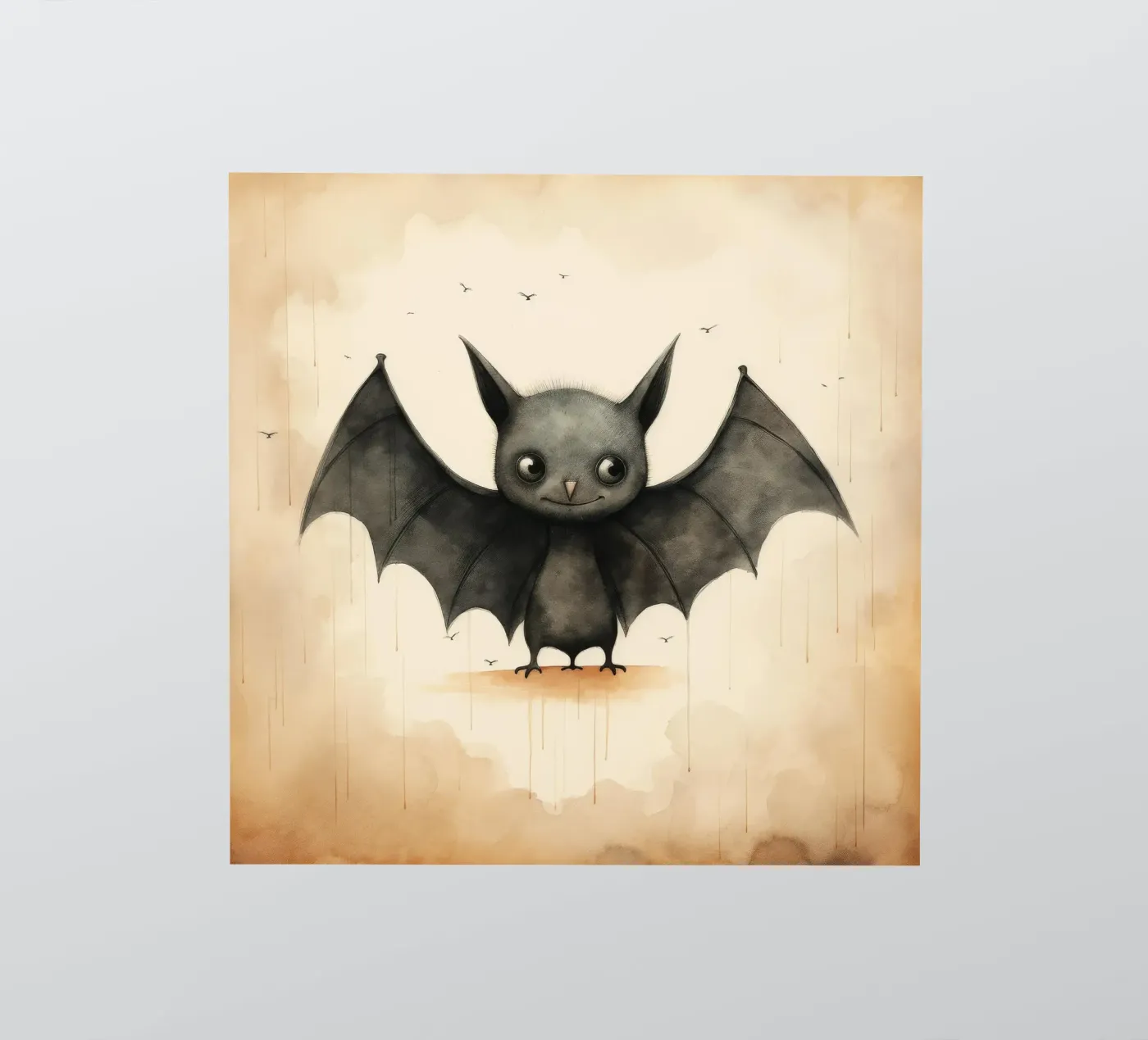 Minimum Bat autocollant de Minimal Animal Art