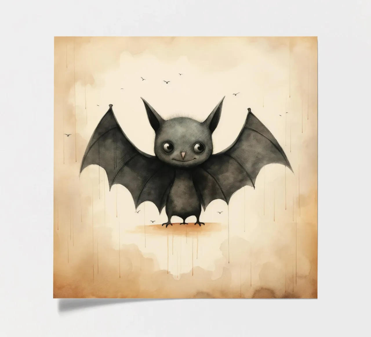 Minimum Bat stickervel van Minimal Animal Art