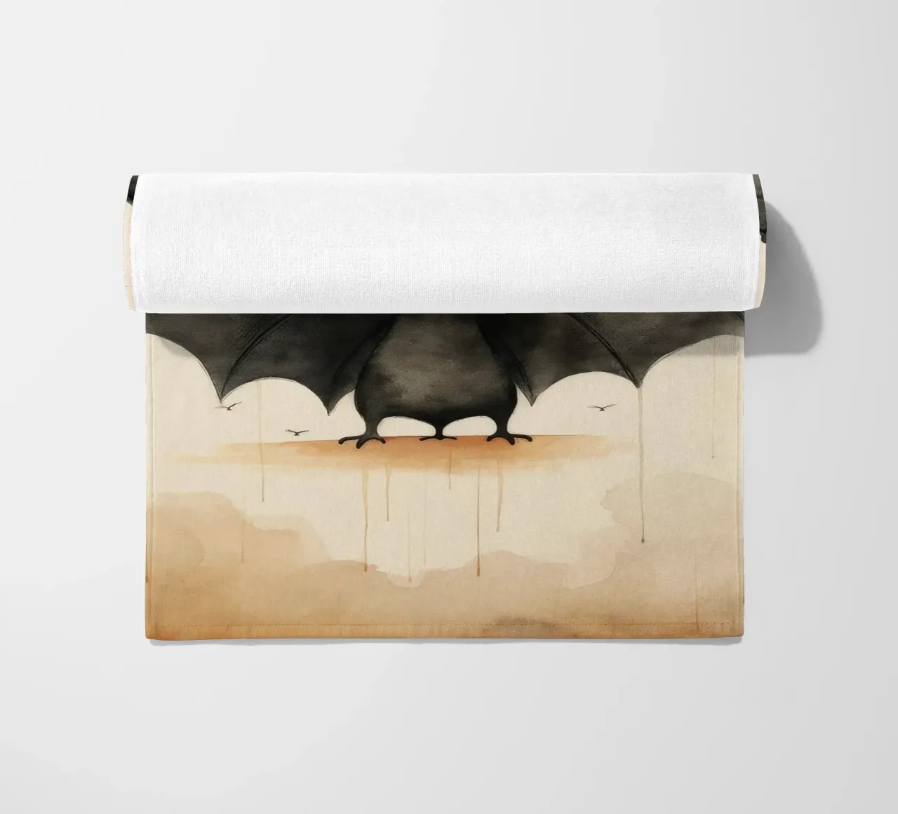 Pipistrello minimo 1 telo mare da Minimal Animal Art