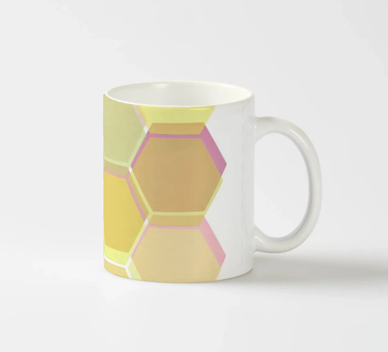 Nido d'ape a strati II tazza in ceramica da Cassia Beck Collage