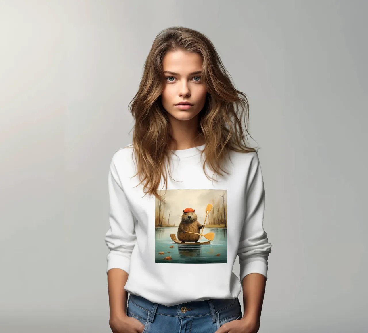 Castoro minimo 2 felpa da Minimal Animal Art