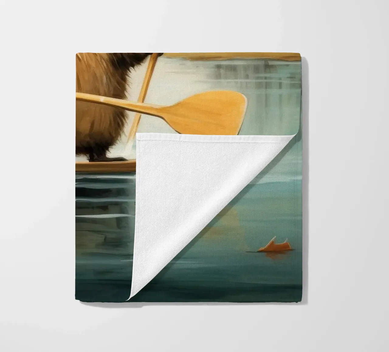 Minimo Castoro telo mare da Minimal Animal Art