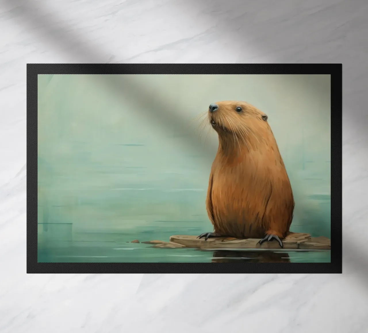 Minimal Beaver zerbino da Minimal Animal Art