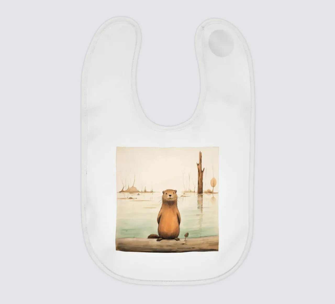 Minimo Castoro bavaglino da Minimal Animal Art