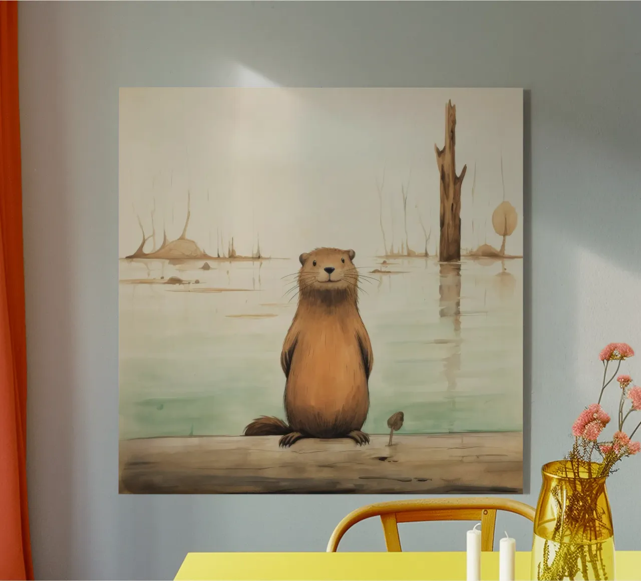 Castoro minimo 1 plexiglass da Minimal Animal Art