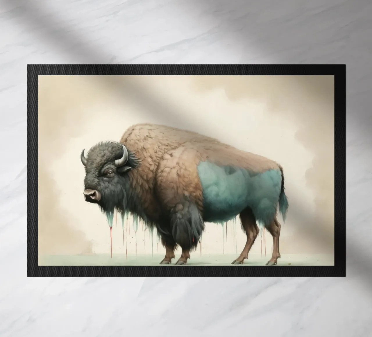 Bisonte minimo 2 zerbino da Minimal Animal Art