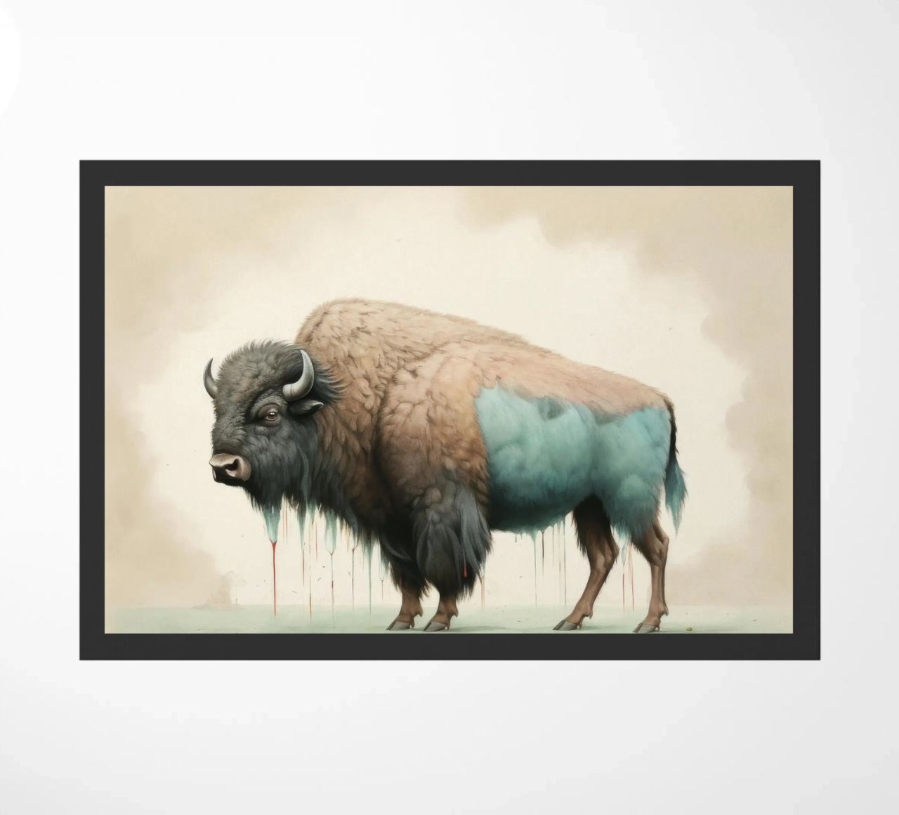 Bisonte minimo 2 zerbino da Minimal Animal Art