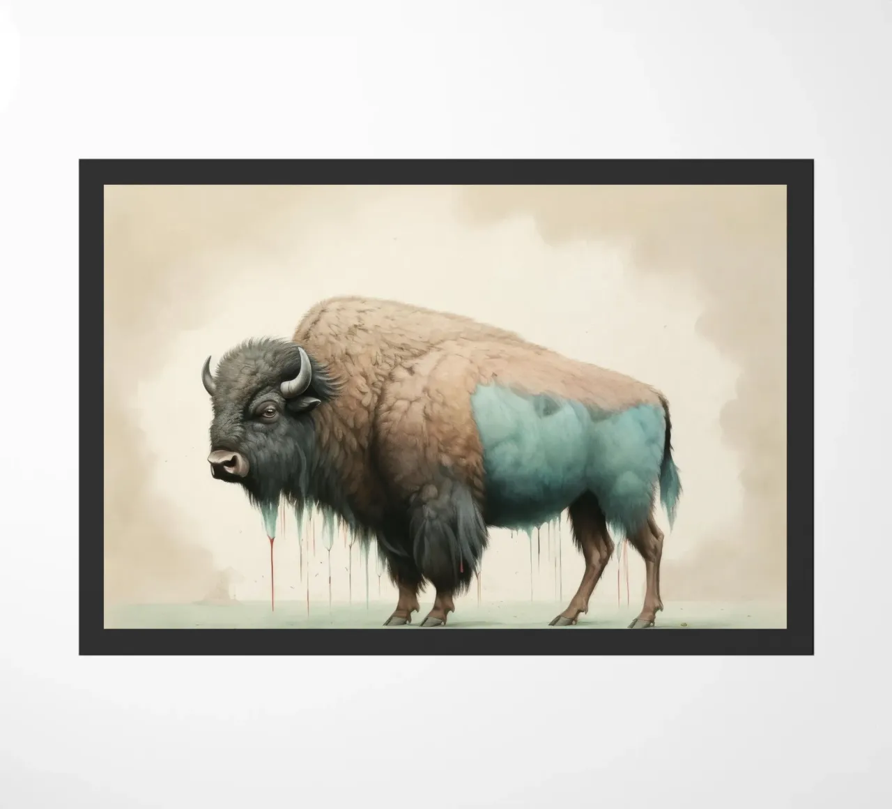 Bisonte minimo 2 zerbino da Minimal Animal Art