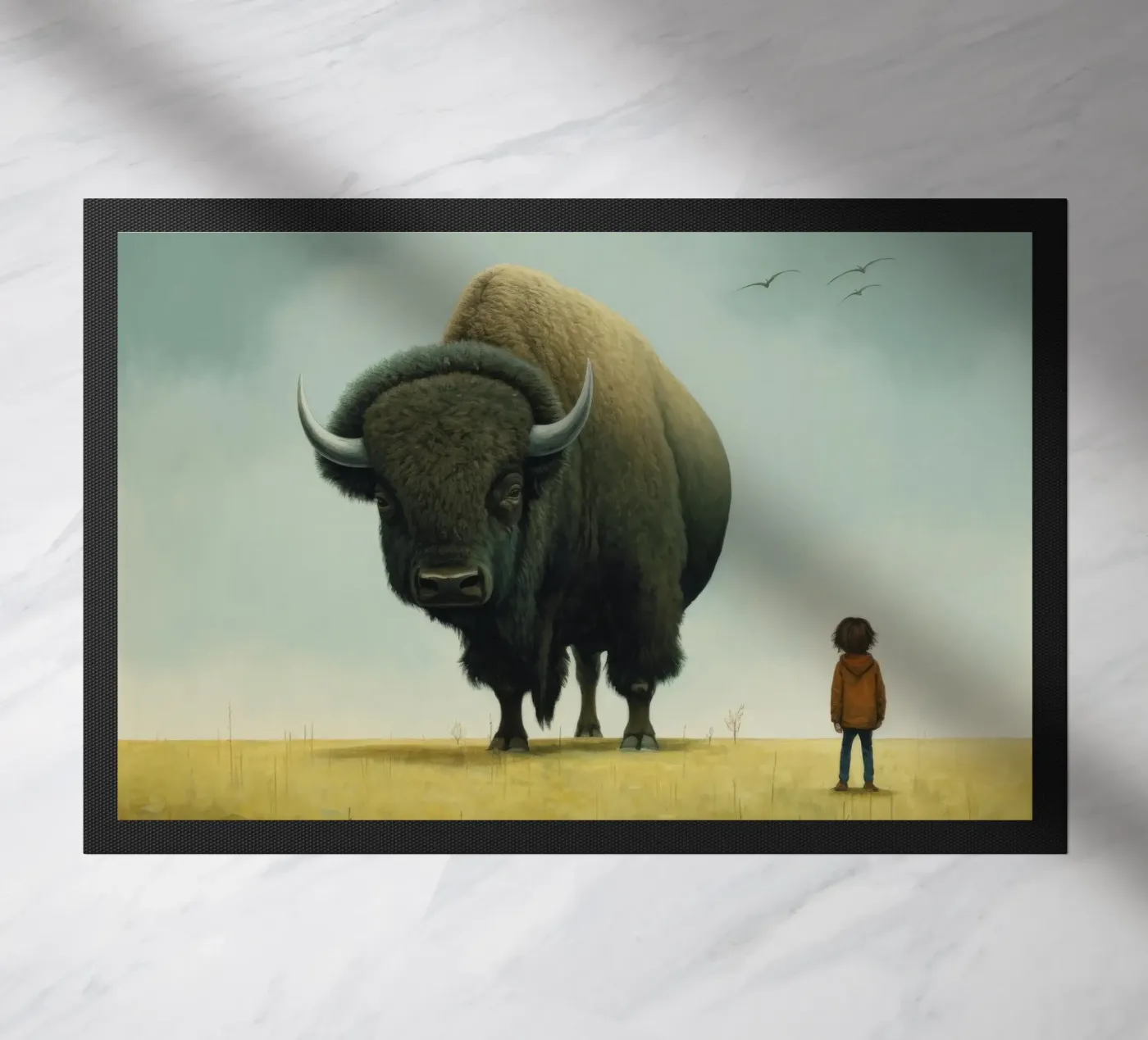 Minimo Bison zerbino da Minimal Animal Art