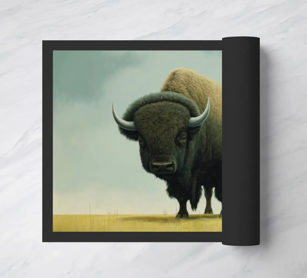 Bisonte minimo 3 zerbino da Minimal Animal Art