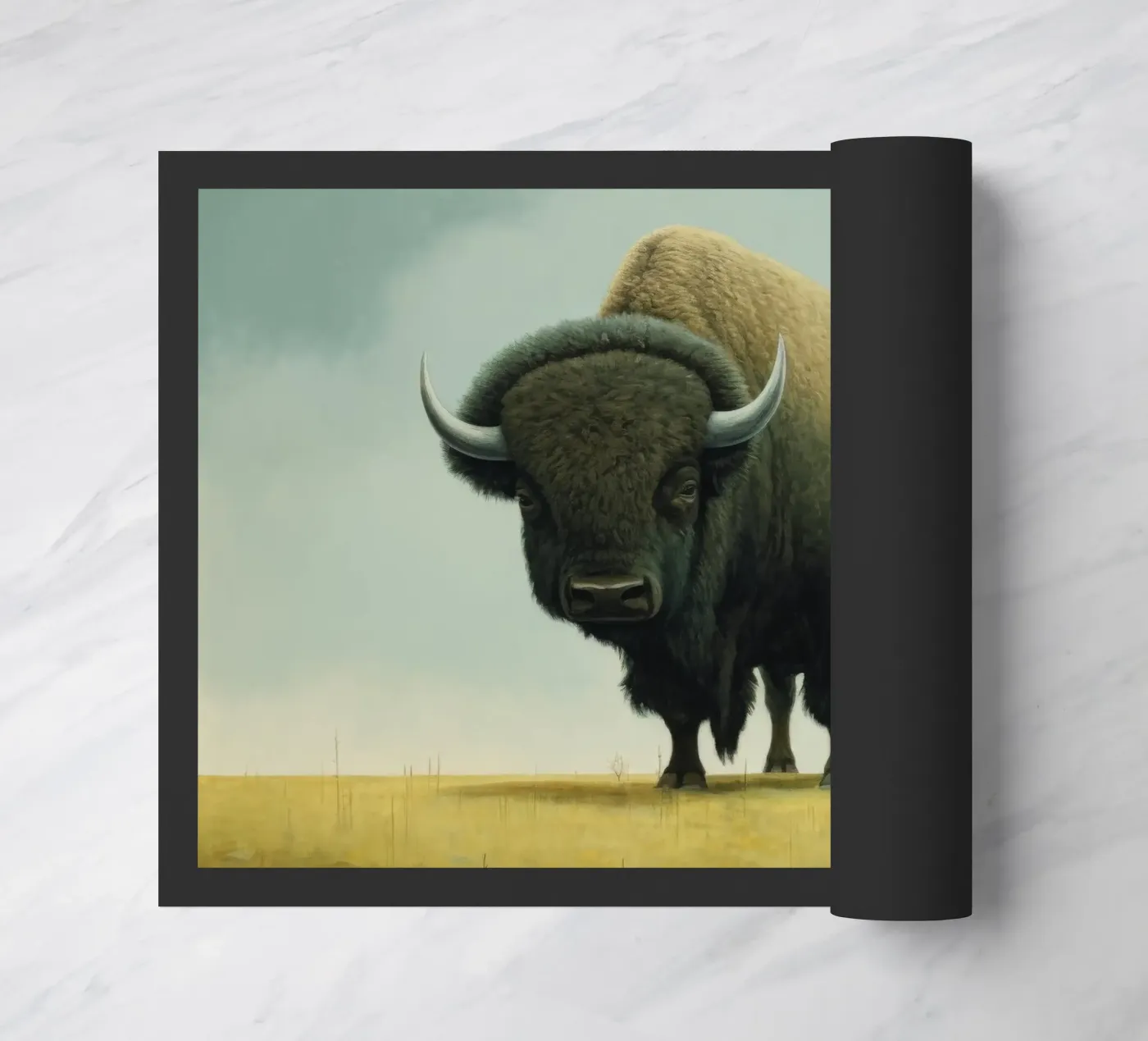 Minimo Bison zerbino da Minimal Animal Art