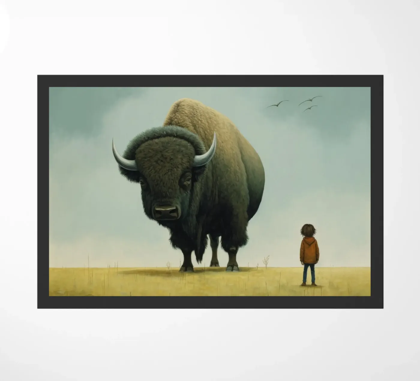 Minimo Bison zerbino da Minimal Animal Art