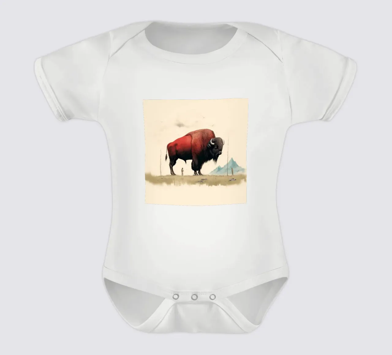 Minimum Bison body bébé de Minimal Animal Art