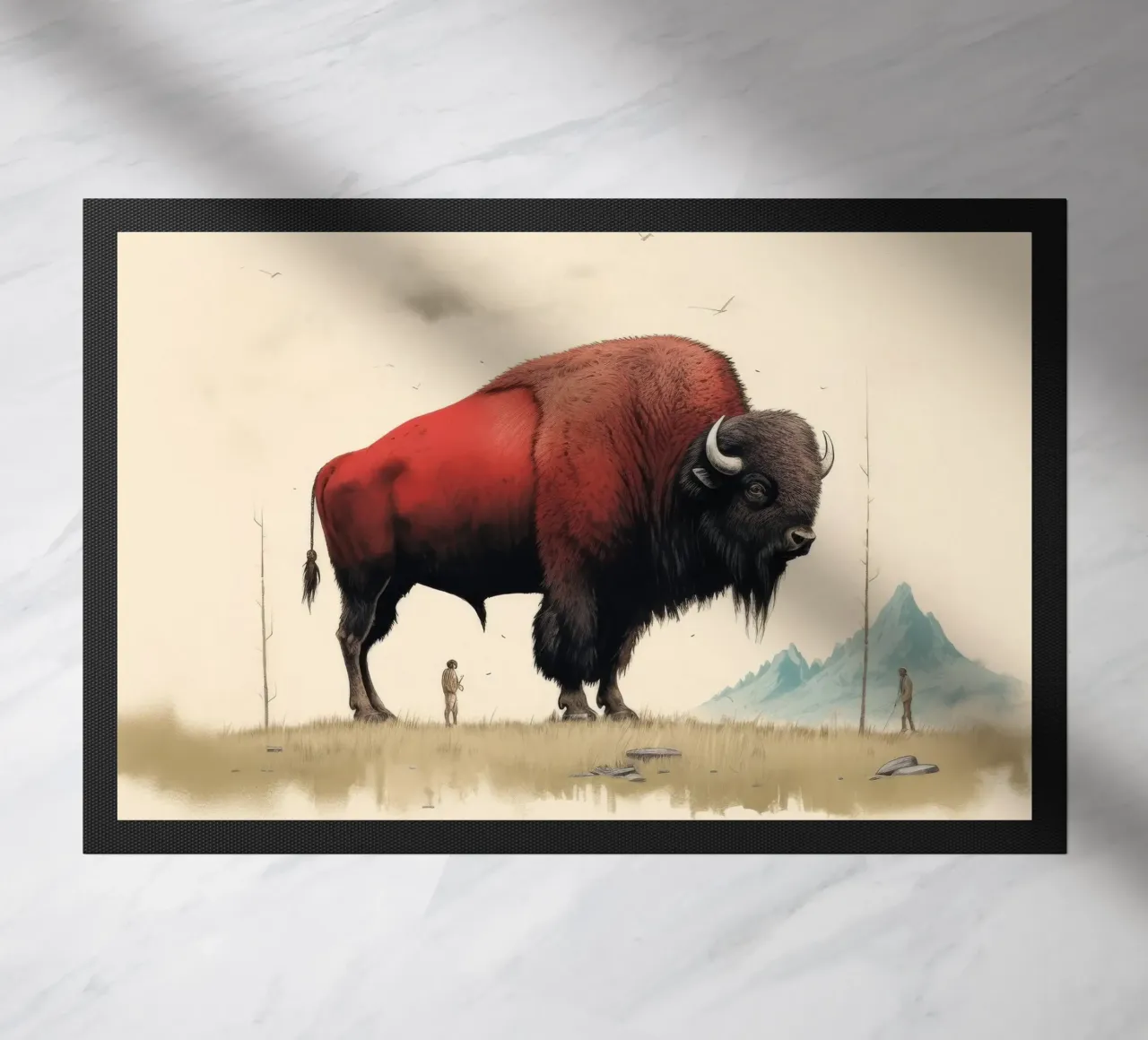 Bisonte minimo 4 zerbino da Minimal Animal Art