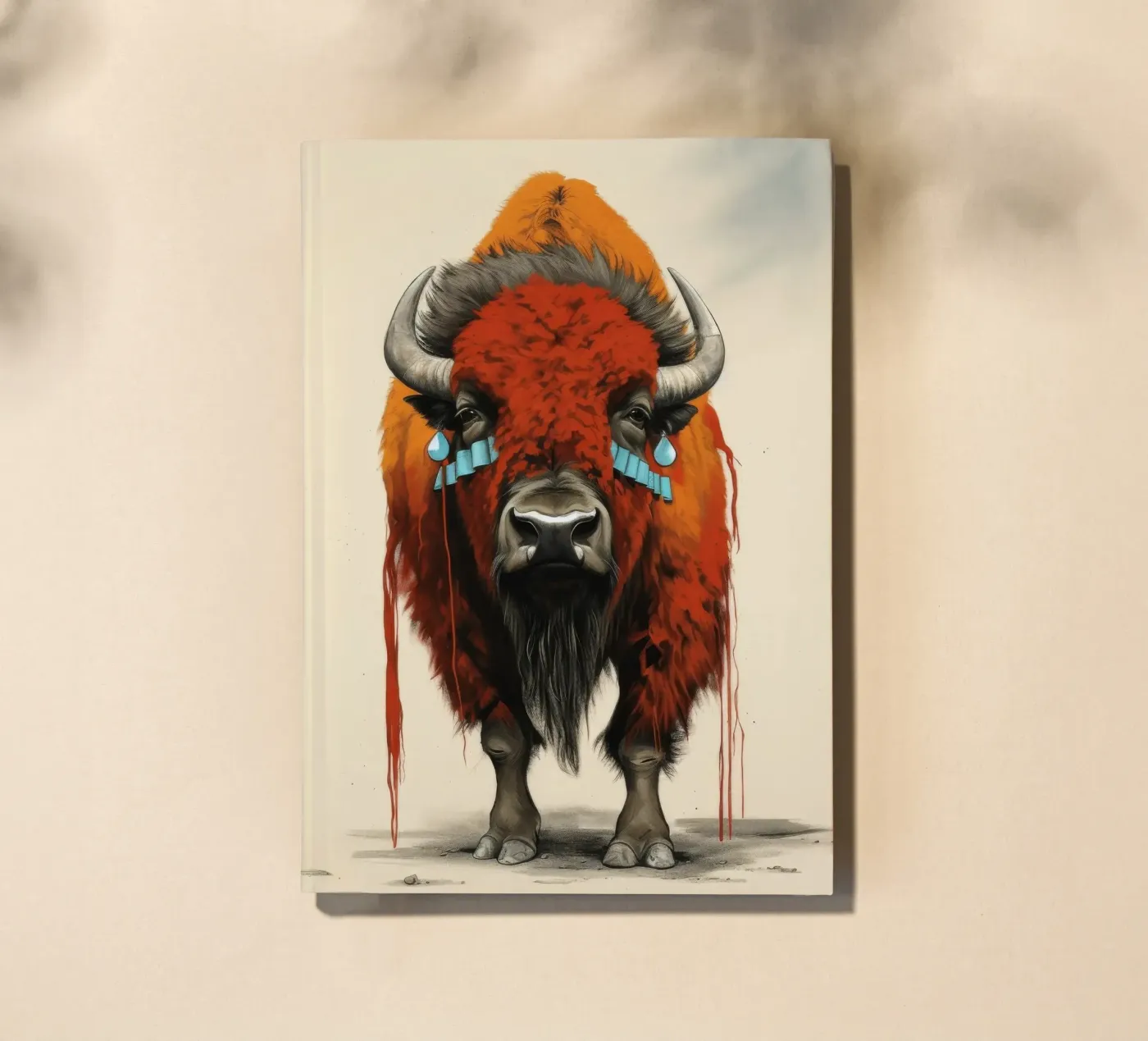 Minimum Bison carnet de Minimal Animal Art