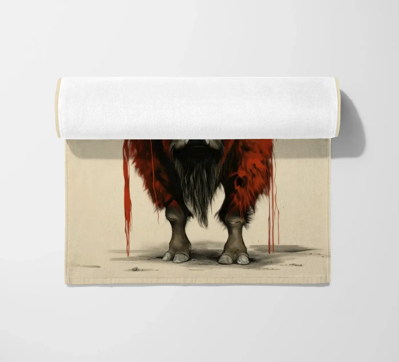 Minimal Bison telo mare da Minimal Animal Art