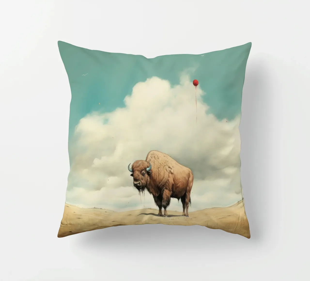 Bufala minima 3 cuscino da Minimal Animal Art