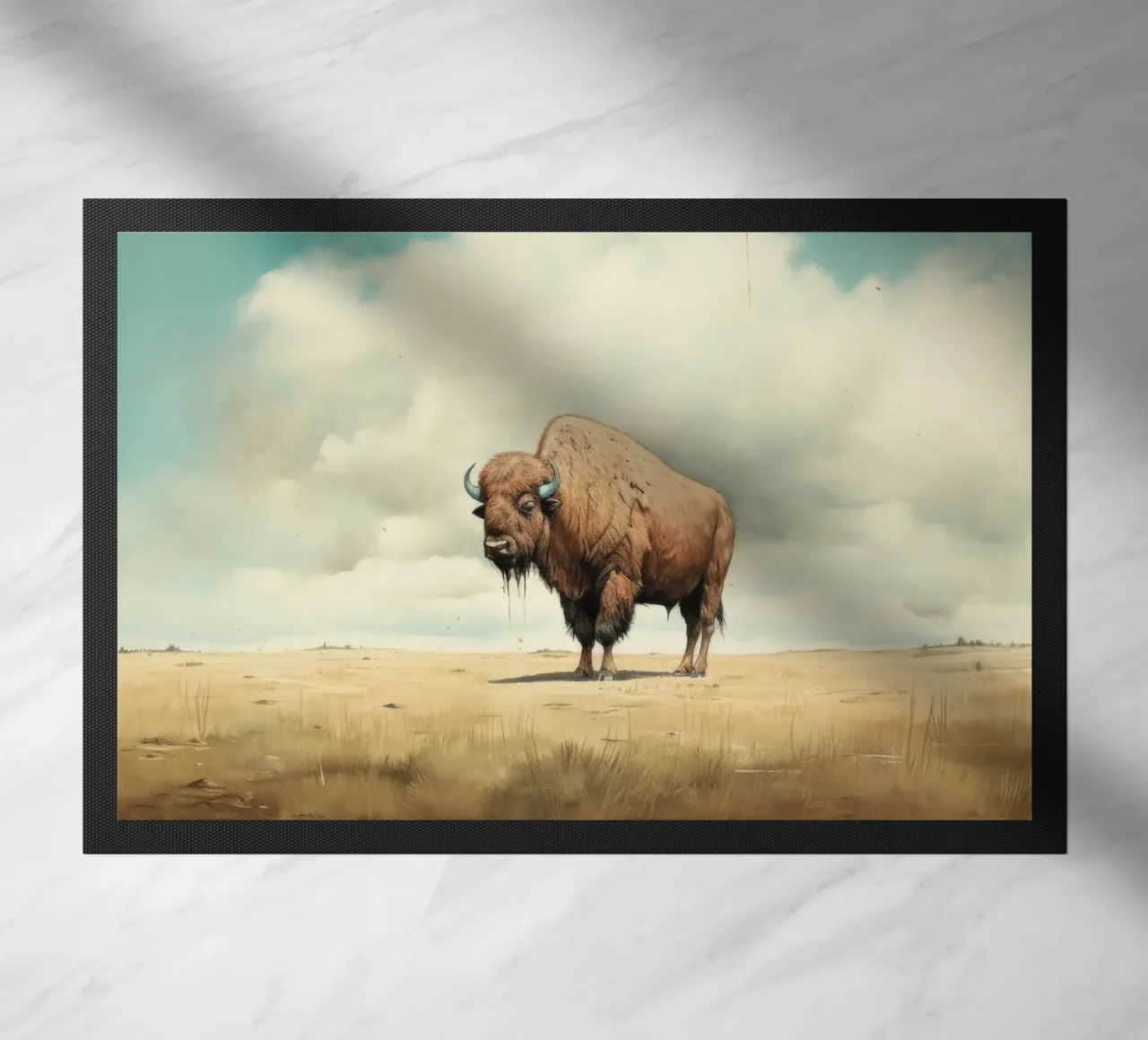 Minimal Buffalo zerbino da Minimal Animal Art