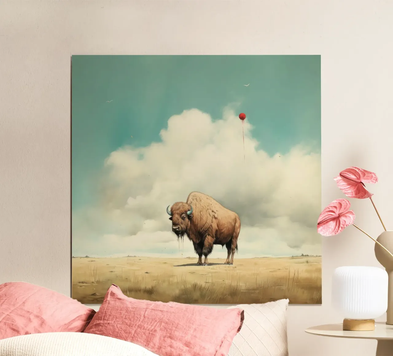 Bufala minima 3 poster da Minimal Animal Art